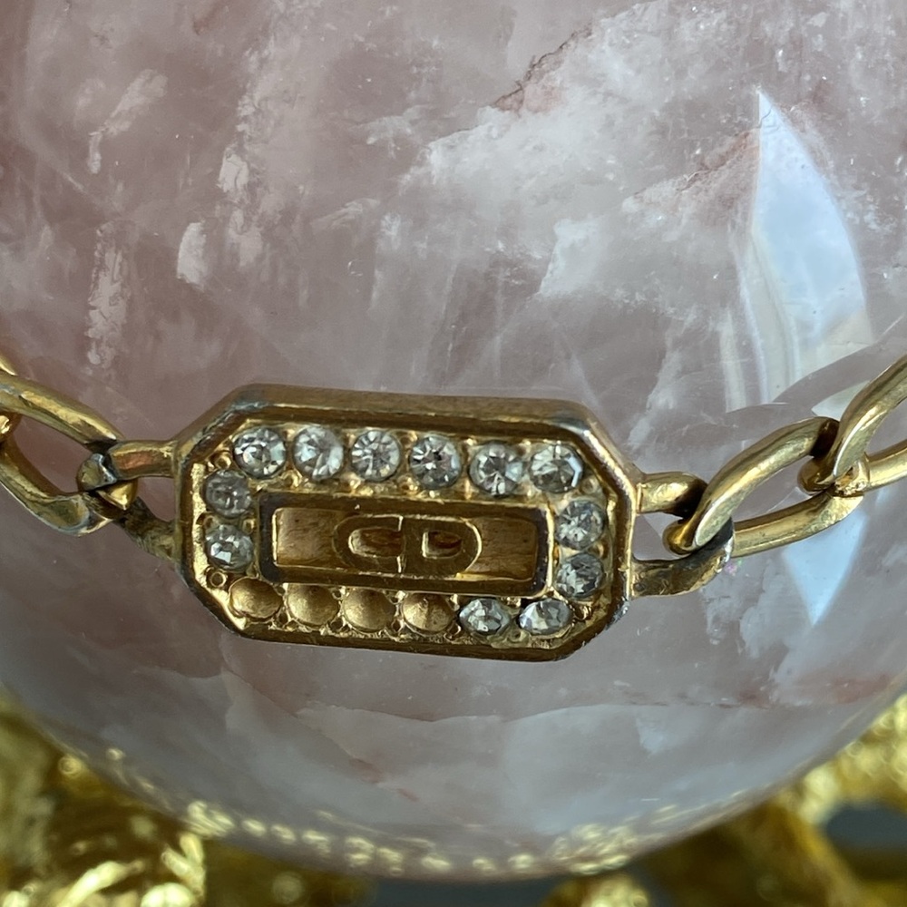 Christian Dior bracelet vintage missing rhinestones - Picture 7 of 12